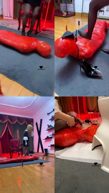 【魔鬼天使】木乃伊-高跟踩踏/强制圣水/滴蜡【双视角版】