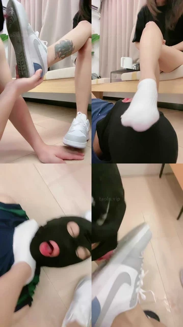 【路子】近距离小白鞋白船袜狂舔