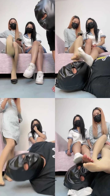 【LCT-XG】双S-原味白袜+丝袜踩脚垫