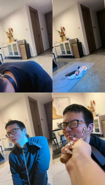 【汐言】眼镜狗闻鞋发骚/伺候沐足【完整版】