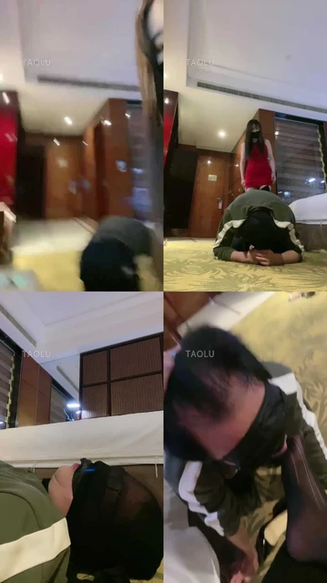 【风吟女神】黑丝性感女郎虐老狗