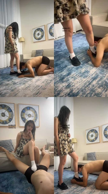 【乔依】皮鞋白袜连环踢裆