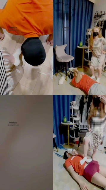 【魔鬼天使】小白鞋棉袜气味羞辱【双视角版】