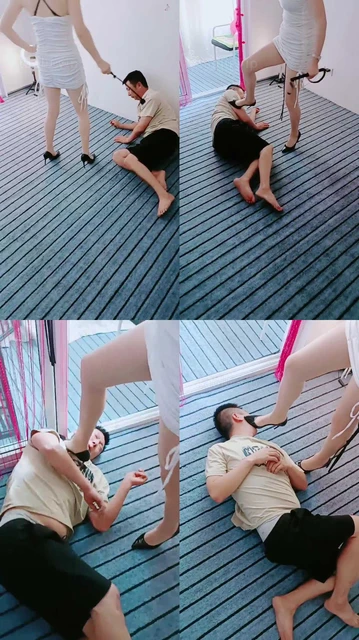 【bibi团】高跟S-重度虐待鞭打邻居狗