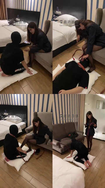 【牙乖乖】御姐黑丝高跟诱惑型鞭打