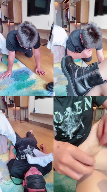 【玖玖啊】学生S脏短靴棉袜踩踏羞辱/滴蜡