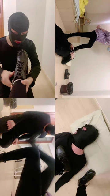 【肉肉】靴子全体重踩踏/舔脏鞋