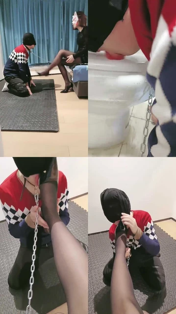 【黑猫】强迫舔完脚舔马桶