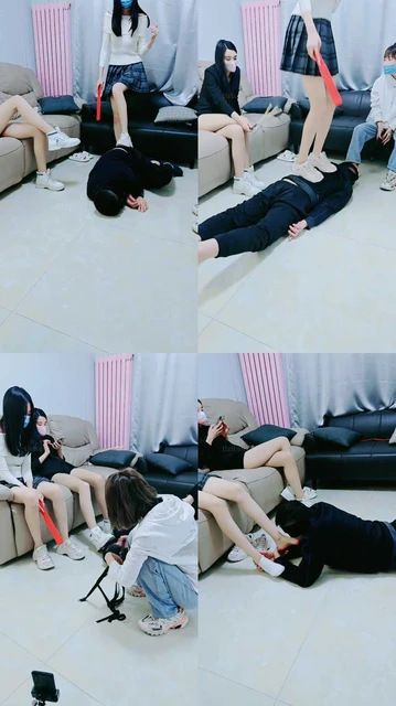 【文文文文】素人3S-运动鞋原味棉袜气味辱/踩踏虐打【四视角版】