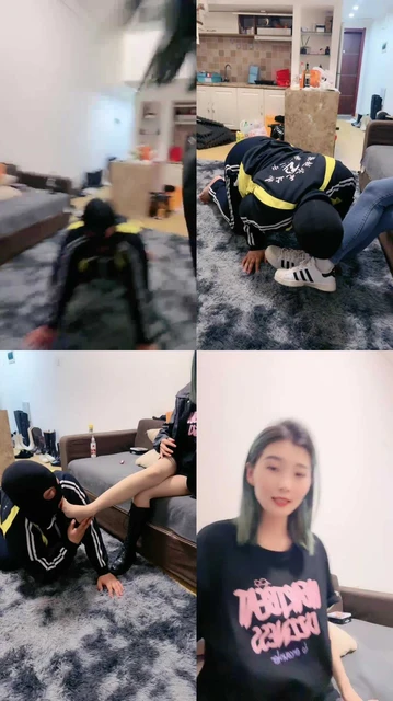 【兔兔大人】偷原味被抓-提档/全体重跳踩/闻鞋窝-白袜