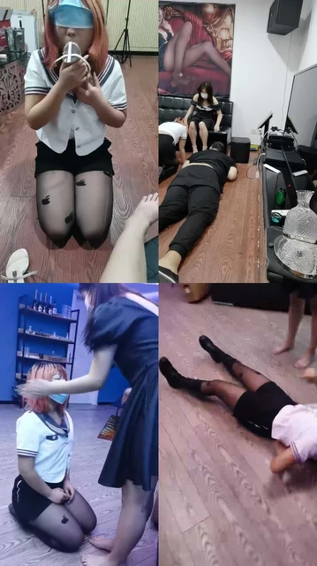 【全国M】超级贱-精神小妹KTV玩弄父女狗