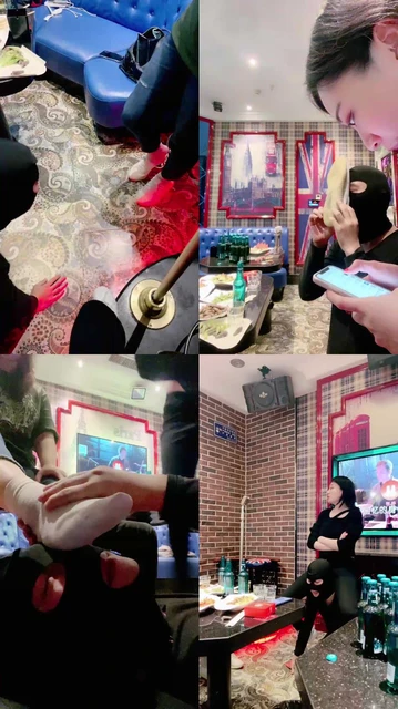 【小妮】双S-白袜脏鞋气味羞辱/骑马人体坐垫/全体重踩