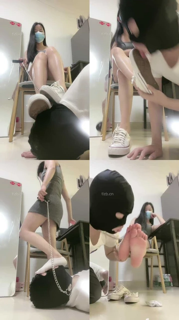 【漫漫】帆布鞋白袜控制锁奴