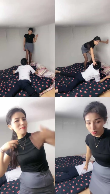 【安琪】减压暴力踹头