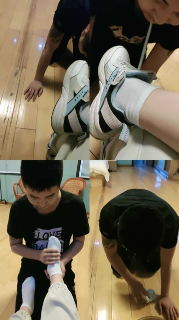 【诺诺子】暴力鞭打白袜踩踏改正狗子坏毛病