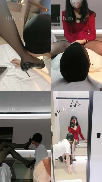 【米小唐】黑丝高跟踩恋足狗【上】