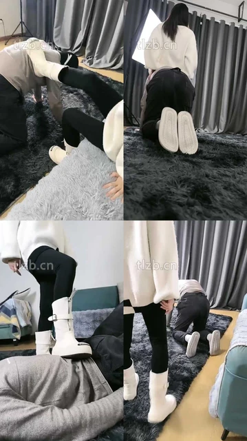 【梓S】短靴踢打狗子-跪地求饶