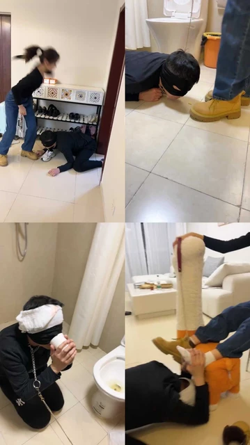 【Da猫】物化人体烟灰缸/舔多双脏鞋底/清理马桶【双视角版】