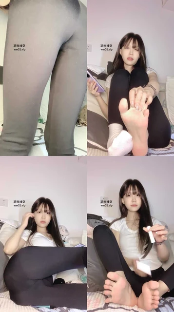 【鹿可】瑜伽裤白鞋袜