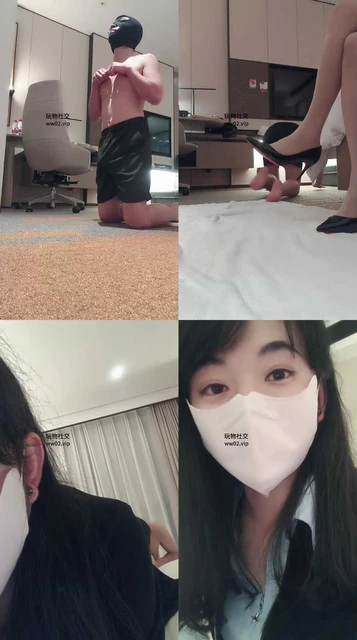 【米小糖】高跟碾压踩/吐口水/踢裆