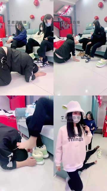 【精神小妹】3S原味袜气味羞辱/踩踏