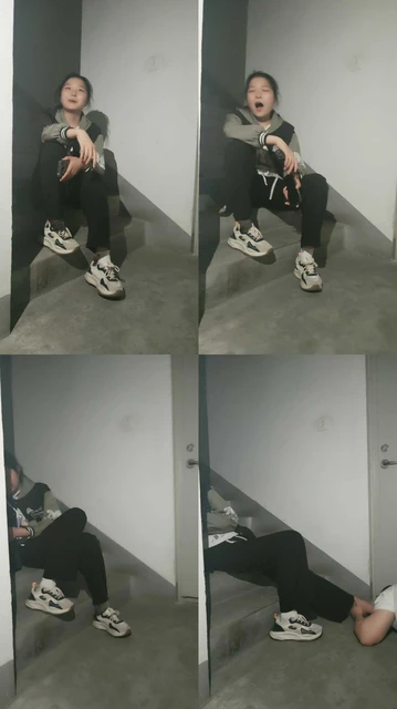 【雯雯】职高女生S-楼道调狗