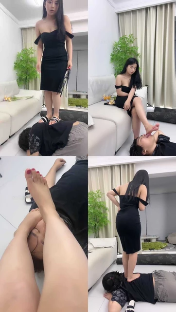 【伊诺】情人节求虐-舔拖鞋裸足/踩踏