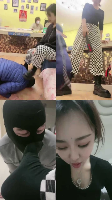 【辣妈】宾馆一楼公开处刑狗