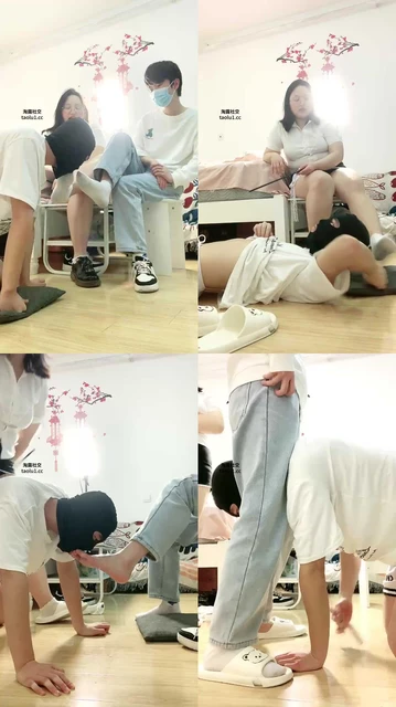 【南京欣欣】情侣主-棉袜除臭器/骑马转胯/踩踏/舔臭脚【双视角】