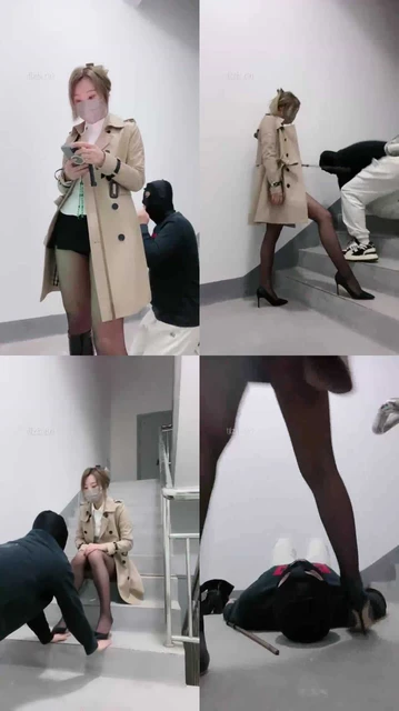 【梦樱】户外楼梯间-转胯/耳光/踩踏/鞭打