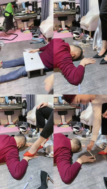 【冰诺】酷刑-细高跟踩踏碾压狗爪