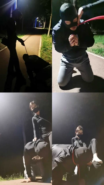 【皮皮】剧情-夜跑遭遇小偷调教成狗