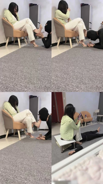 【蜜雪】舔脏鞋底/嘴叼鞋/碾压踩狗爪/骑脖/坐脸窒息