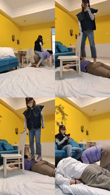 【樱樱】情侣奴-臭脚蹂躏/骑马狗爬【二】