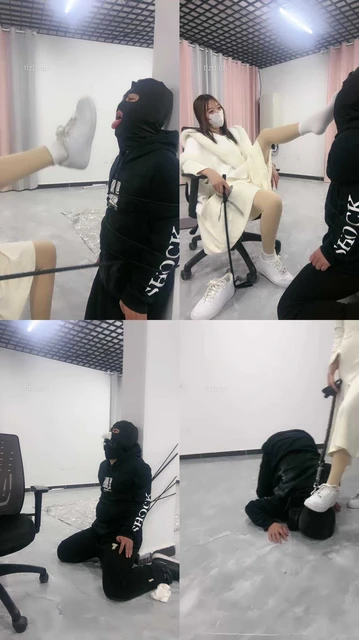 【酒鸽】舞蹈室-捆绑贱奴虐-白袜塞嘴