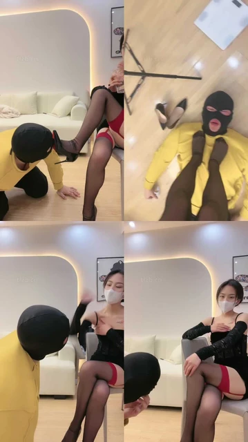 【乔妹】性感女神-黑丝高跟-耳光/踩踏/臭脚捂脸