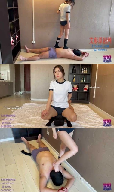 【超S·联盟】【蛋碎娇娃】冷颜体操服女孩脚虐