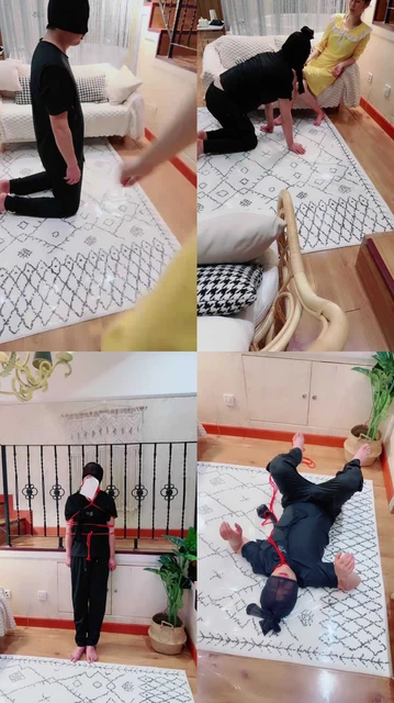 【小笑魔】酒店吊绑/耳光玩狗命