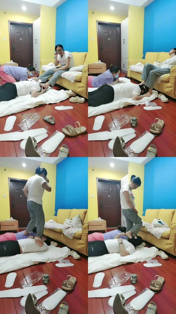 【雯雯可劲吃】素人高中生S-踩虐情侣奴【完整版】