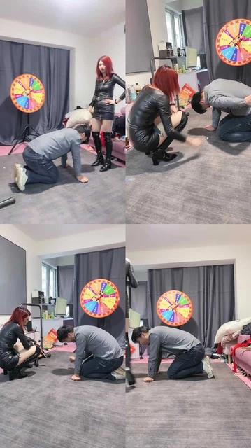 【冰诺】长靴美腿S-重度踢踹/物化坐垫/鞭打