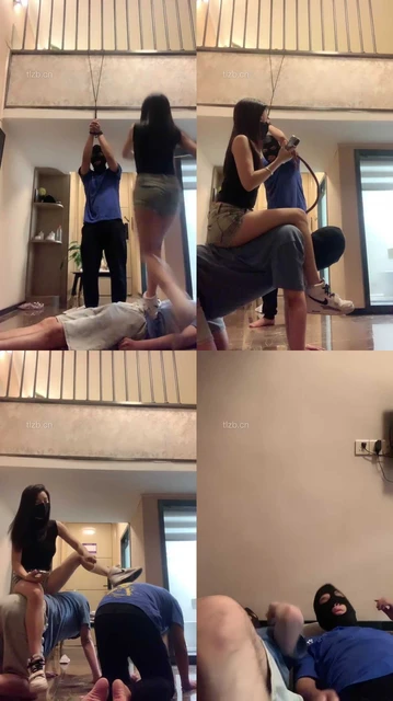 【宝爷】双M-吊绑狗奴-骑马-全体重踩踏