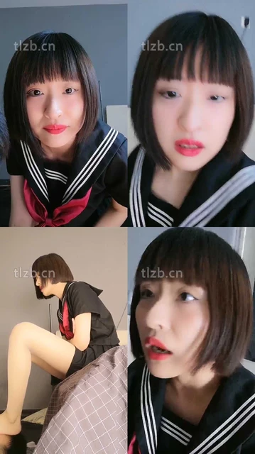 【航儿】学院风S-原味白丝裸足跪舔【下】