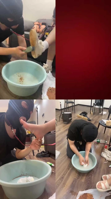 【黑泽兮】重口-喝超脏洗鞋水/物化人体擦鞋器【双视角版】