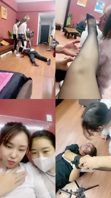 【小祖宗辣妈】调教情侣奴诱惑调教激情接吻