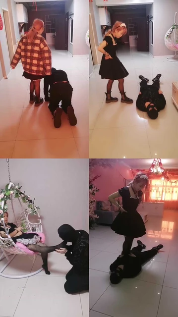 【吴迪】可爱萝莉黑丝蹂躏/磕头求饶/虐打