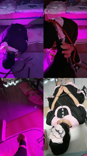 【璐璐】手铐狗链拴变装狗虐