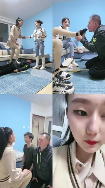 【领主老大】双S-素人-开发驿站女老板-全体重踩踏/重度耳光