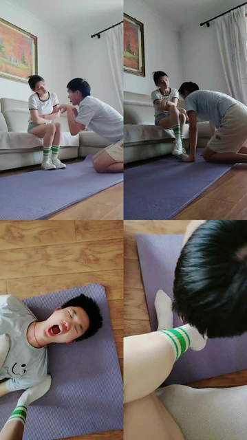 【紫烟】抽耳光/清理小白鞋棉袜/骑马/全体重踩踏