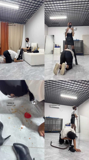 【酒鸽】暴力鞭打-骑马钻胯/靴底喂食