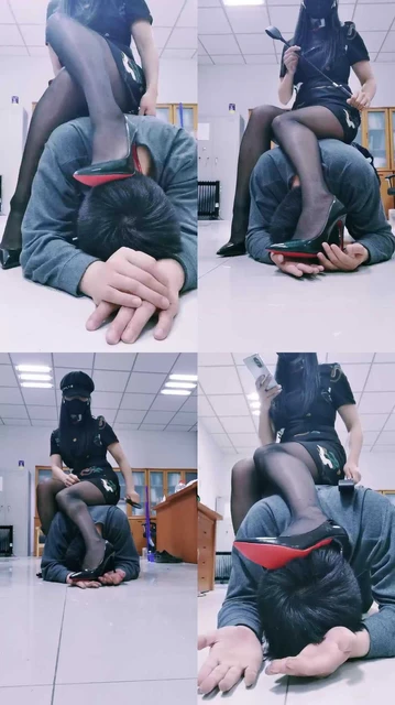 【Alice】黑丝高跟御姐虐狗-转胯坐垫/高跟踩